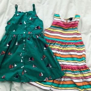 Lot of 2 Nautica Girls Dresses size 5